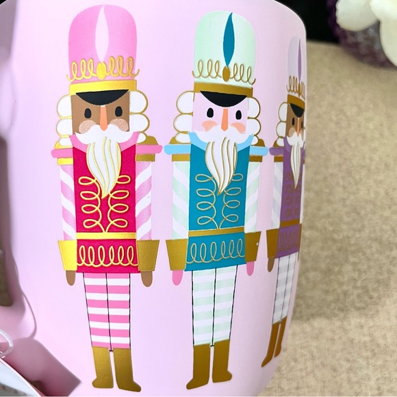 NWT Gold Foil Nutcracker Soft Touch Ceramic Mug - Picture 2 of 8